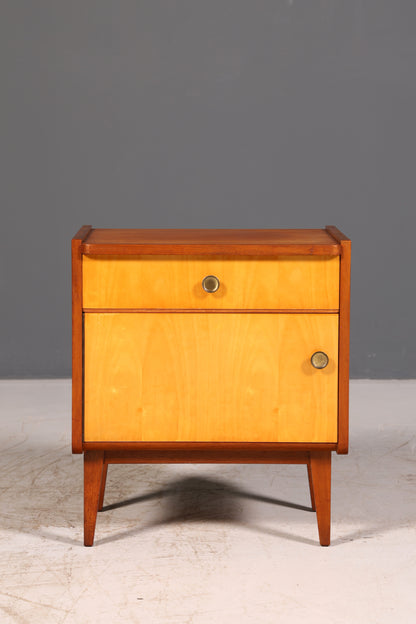 Wunderschöner Mid Century Nachttisch Vintage Danish Design Kommode Beistelltisch Nachtschrank Retro echt Holz 2 von 2