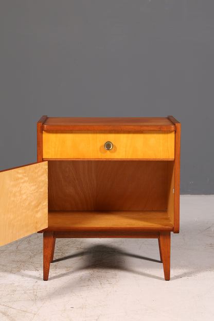 Wunderschöner Mid Century Nachttisch Vintage Danish Design Kommode Beistelltisch Nachtschrank Retro echt Holz 2 von 2