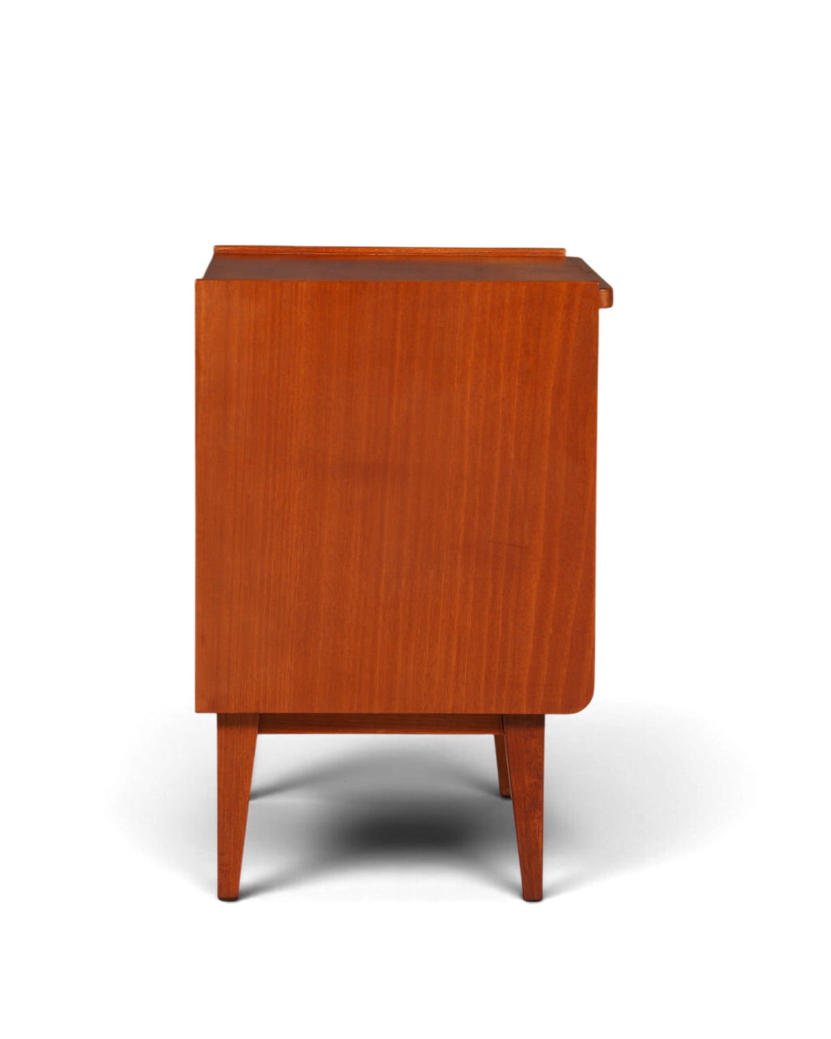 Prachtig mid-century nachtkastje, vintage Deens design, ladekast, bijzettafel, nachtkastje, retro, echt hout, 2 van 2