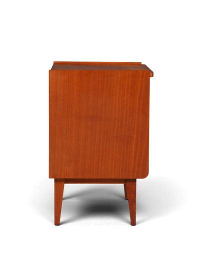 Prachtig mid-century nachtkastje, vintage Deens design, ladekast, bijzettafel, nachtkastje, retro, echt hout, 2 van 2