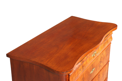 Stilvolle Louis Philippe Kommode Nussbaum Biedermeier Schubladenkommode um 1890