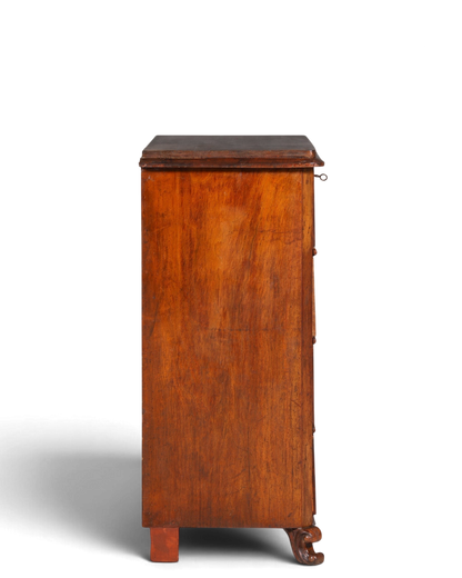 Wunderschöne Louis Philippe Kommode Nussbaum Vertiko Schubladenkommode um 1880