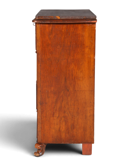 Wunderschöne Louis Philippe Kommode Nussbaum Vertiko Schubladenkommode um 1880