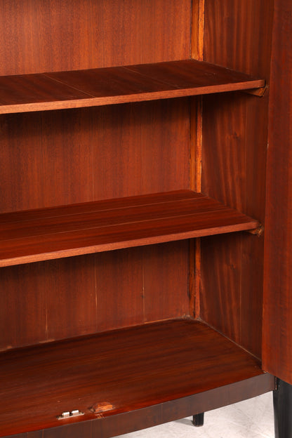 Traumhaftes Art Deco Design Highboard Schrank Kommode Vertiko Sun Cabinet Wäscheschrank