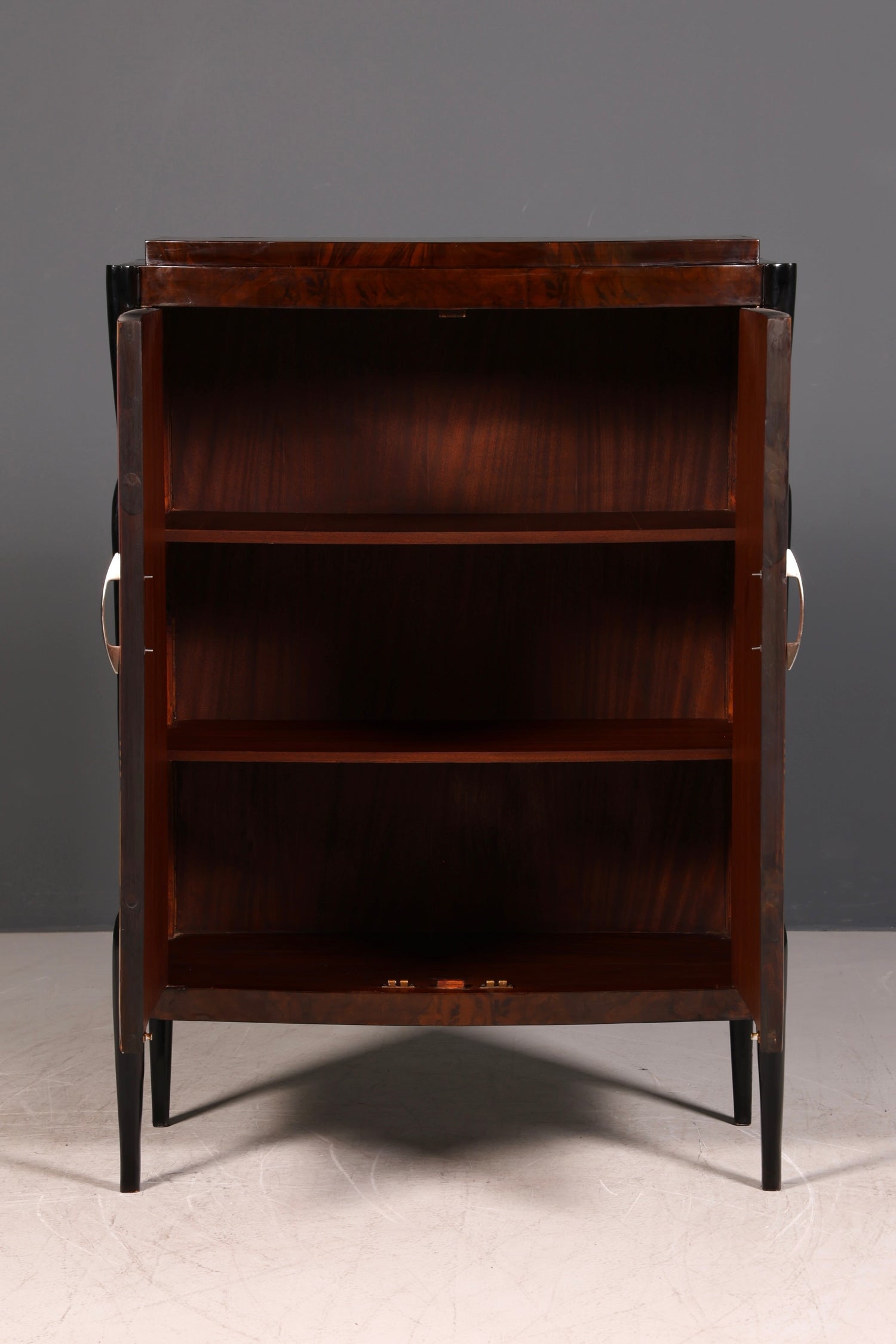 Stilvolles Art Deco Stil Highboard Schrank Kommode Vertiko Sun Cabinet Wäscheschrank