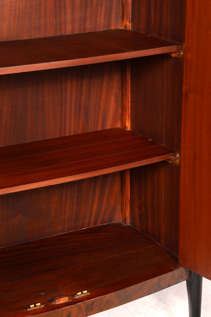 Stilvolles Art Deco Stil Highboard Schrank Kommode Vertiko Sun Cabinet Wäscheschrank