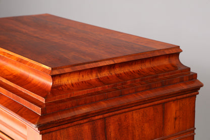Beeindruckender Biedermeier Sekretär Louis Philippe Vertiko Antik Kommode Schreibkommode Office Desk