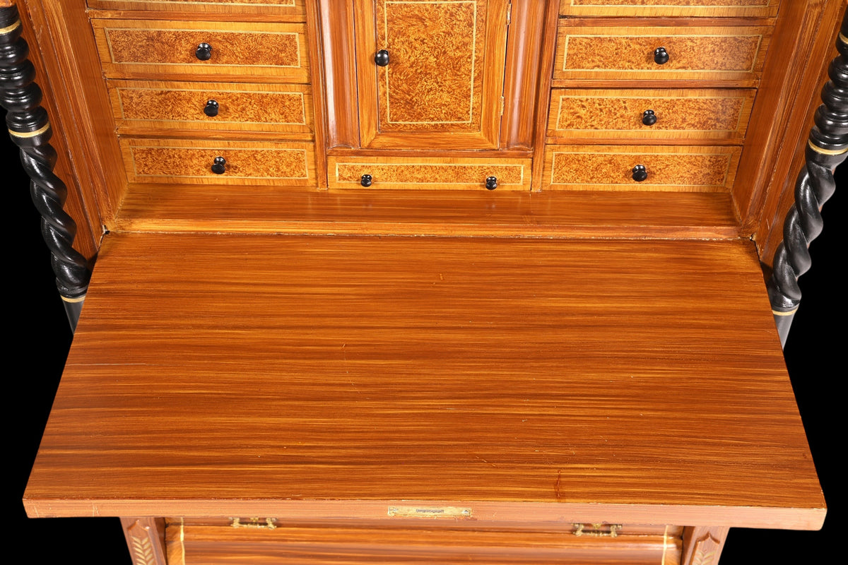 Traumhafter Gründerzeit Sekretär Vertiko Highboard Louis Philippe Kommode um 1880