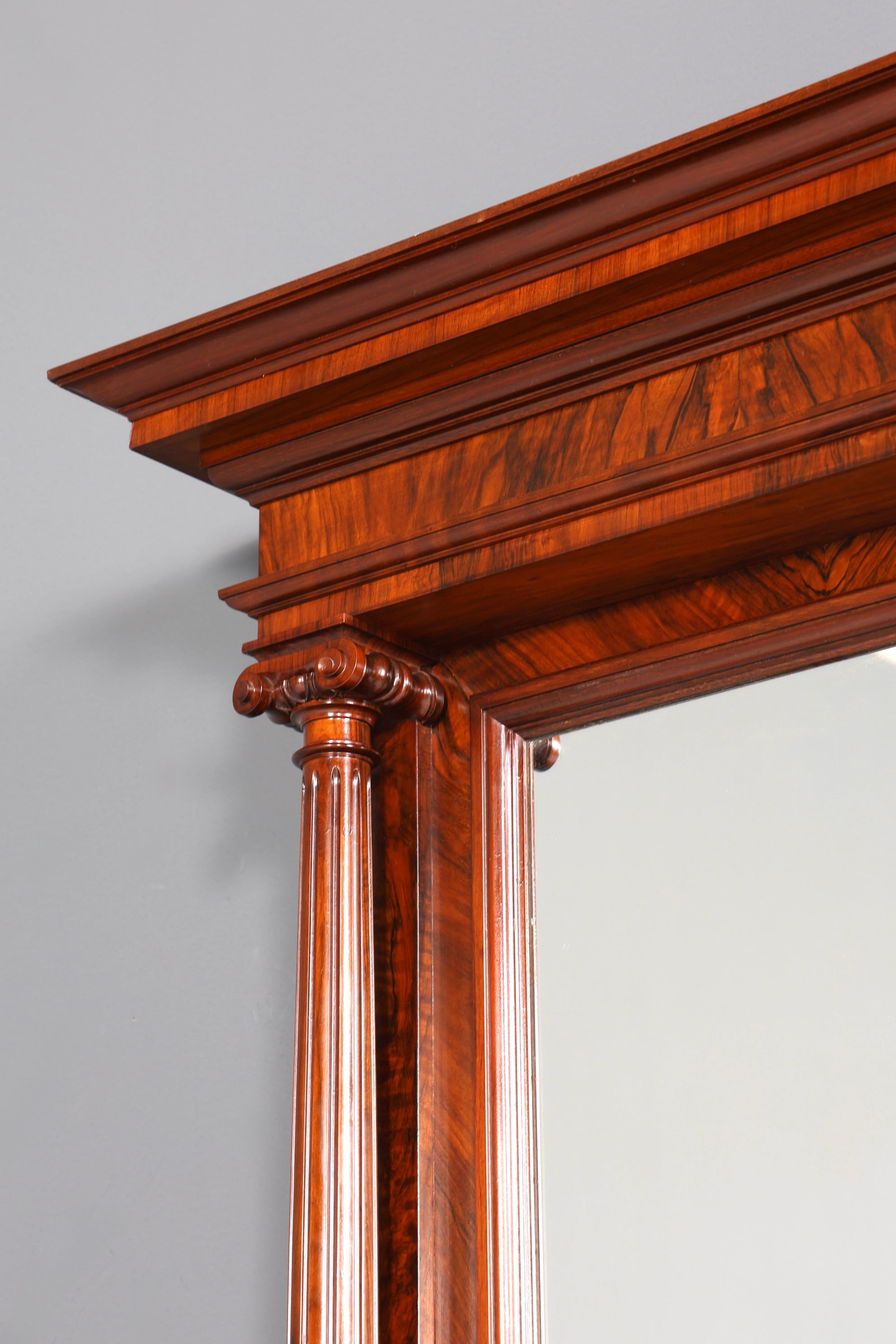 Wunderschöne Gründerzeit Konsole mit Spiegelaufsatz Ablage um 1880 Antik Flur Spiegel Trimeau