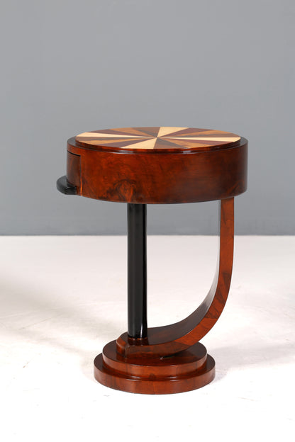 Traumhafte Art Deco Stil Kommode Beistelltisch Nachtisch Ablagetisch bunt