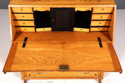 Original Barock Sekretär um 1800 Kommode Antik massiv Holz Schreibtisch Schreibkommode