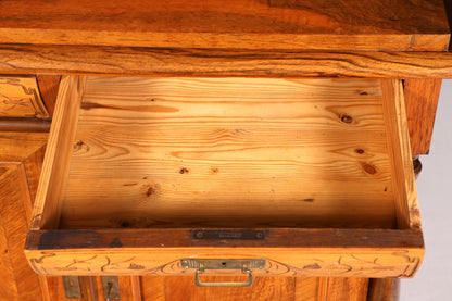 Wunderschöner Gründerzeit Schrank Louis Philippe Nussbaum Kommode um 1880