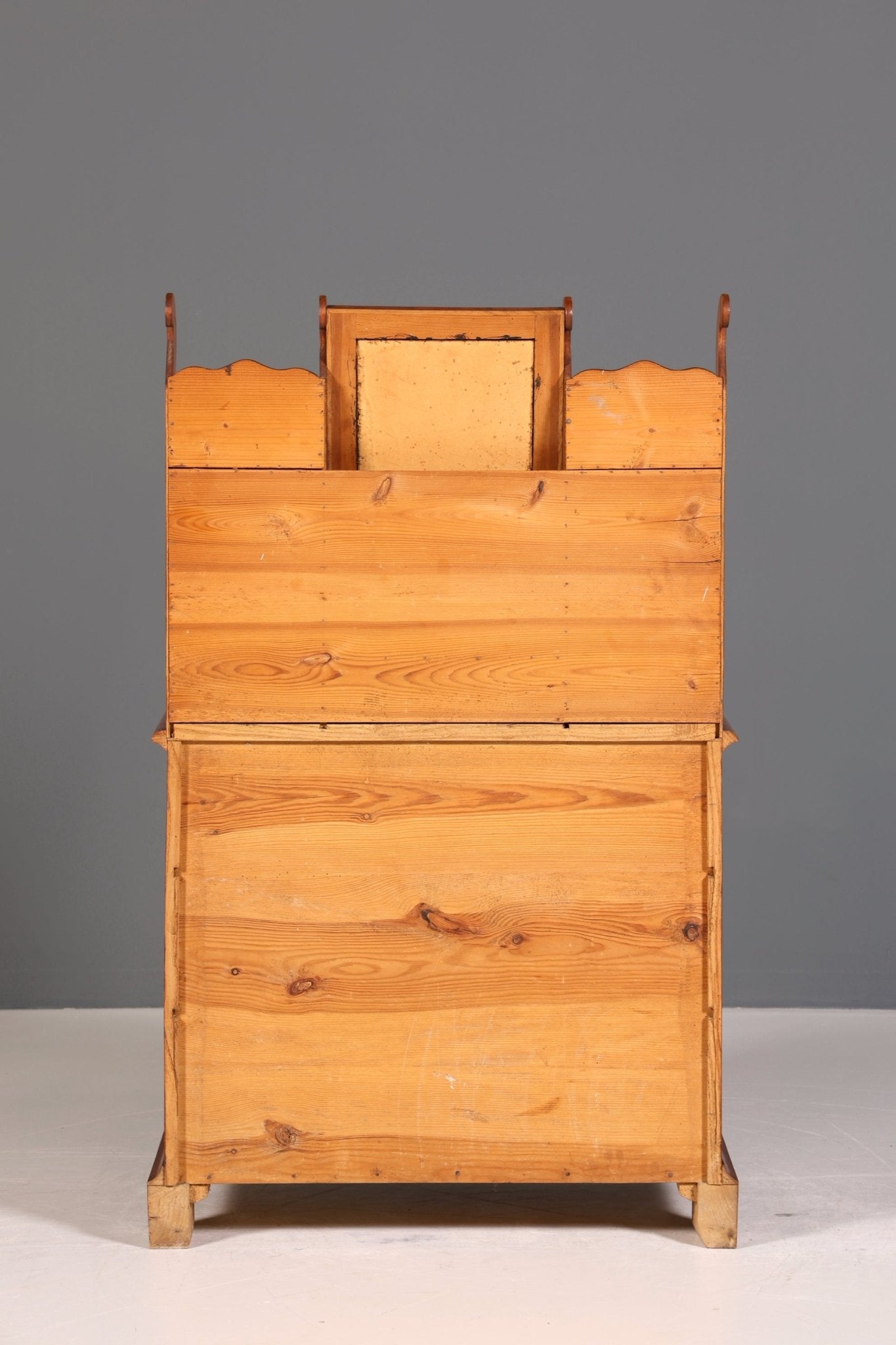 Wunderschöne Gründerzeit Kommode Antik Louis Philippe Sideboard mit Spiegel Flurkommode