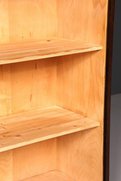 Schlichter Mid Century Rollladenschrank Bauhaus Apothekerschrank Art Deco Aktenschrank Büroschrank