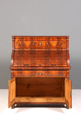 Beeindruckender Louis Philippe Sekretär Antik Rollladen Sekretär Nussbaum Schreibtisch Aufsatzsekretär
