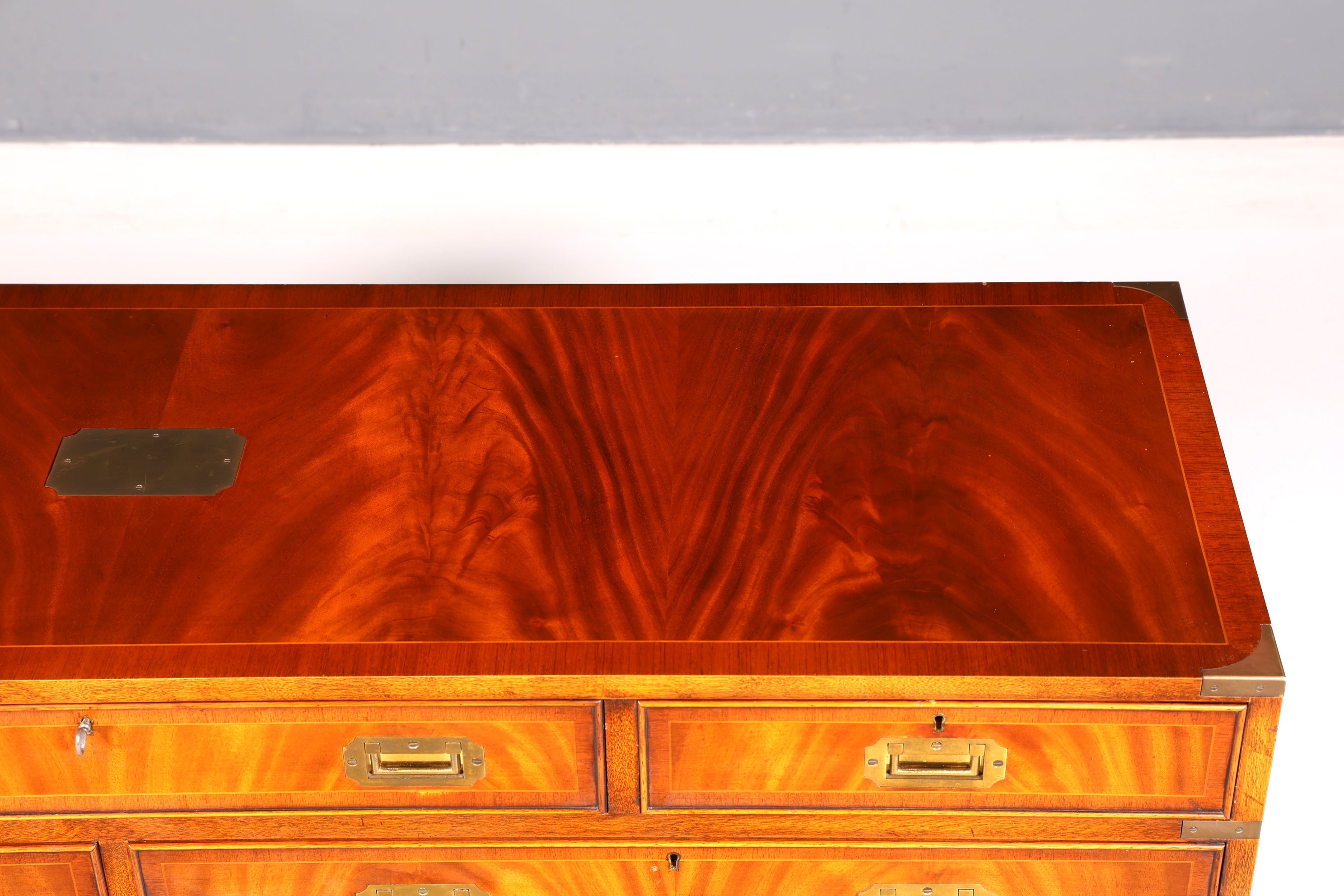 Traumhaftes Maritim Sideboard Englische Schiffs Kommode Englisch Antik Schrank Military Chest