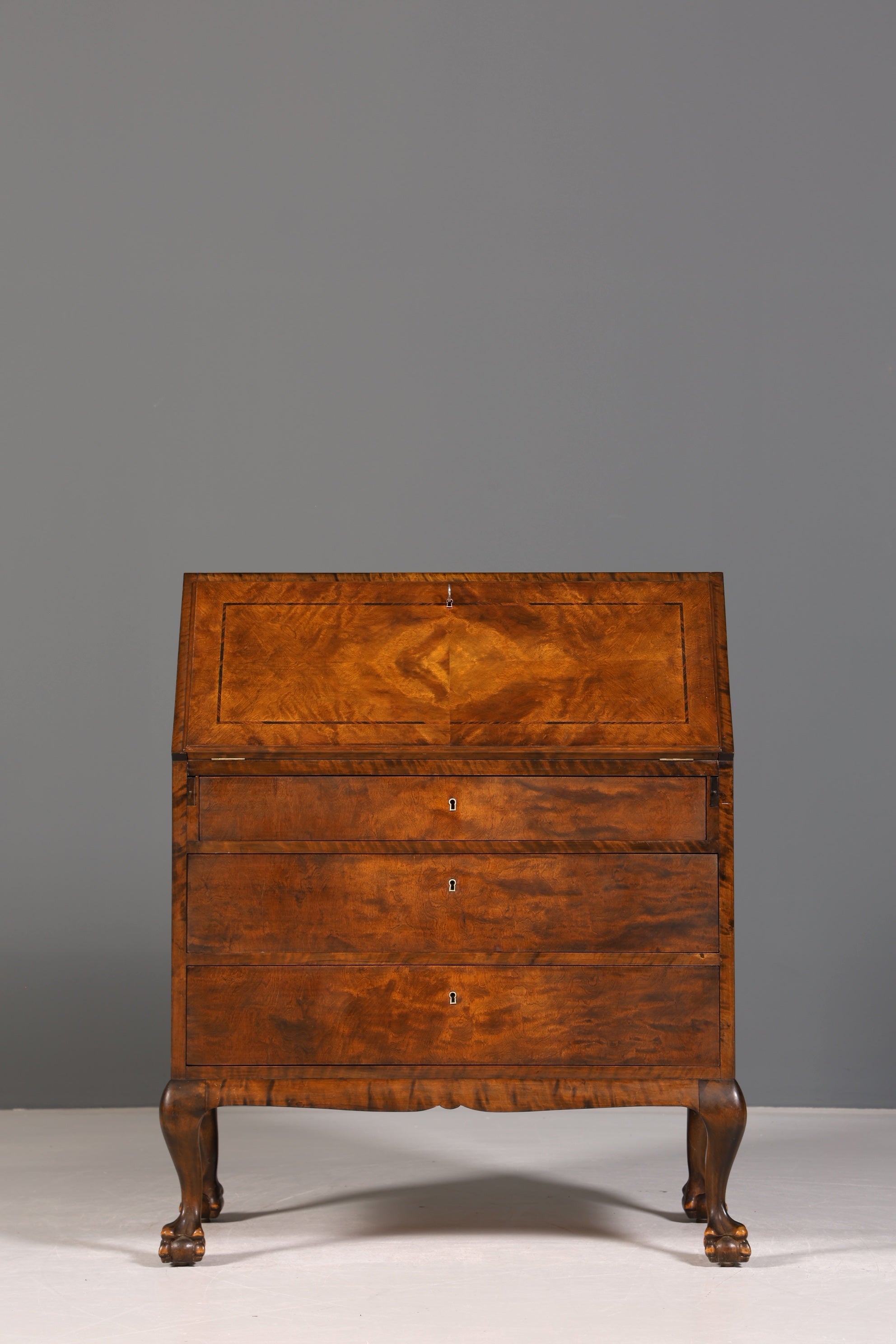 Wunderschöner Sekretär um 1930 Büro Kommode echt Holz Schreibtisch Bürokommode Office Secretary