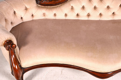 Wunderschönes Louis Philippe Sofa Chaiselongue Loriot Canapè Antik Couch Récamière