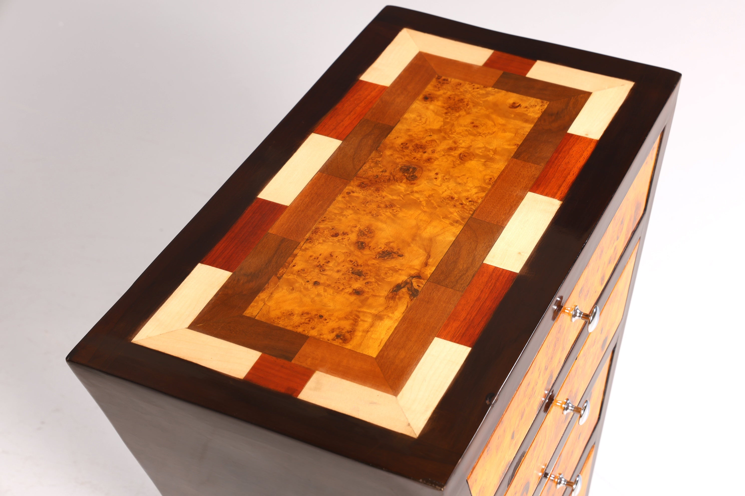 Traumhaftes Art Deco Stil Highboard Kommode Antik Stil Konsolen Tisch