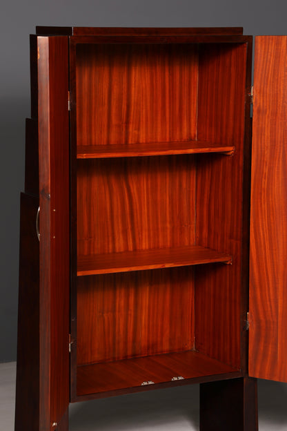Traumhafter Art Deco Design Schrank Highboard Kommode Vertiko Sun Wäscheschrank Dielenschrank