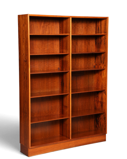 Hauptstadt Möblerei XXL Hundevad Mid Century Bücherregal aus Palisander mit höhenverstellbaren Einlegeböden