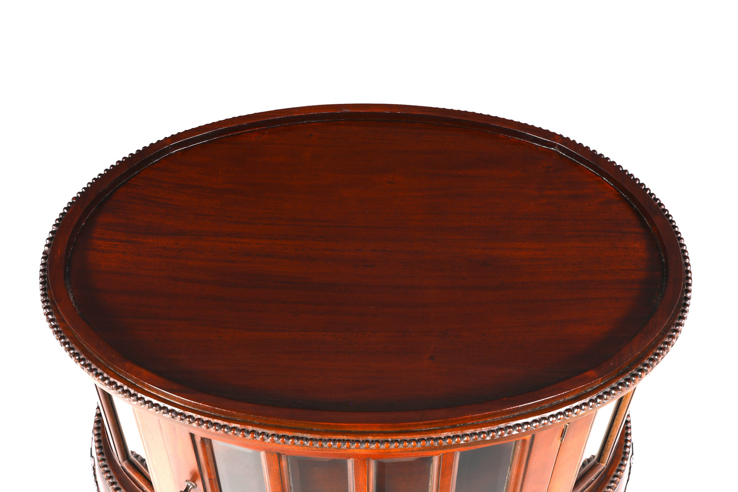 Wunderschöner filigraner Chippendale Barschrank echt Holz Teeschrank im Jugendstil Vitrine