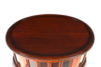 Wunderschöner filigraner Chippendale Barschrank echt Holz Teeschrank im Jugendstil Vitrine