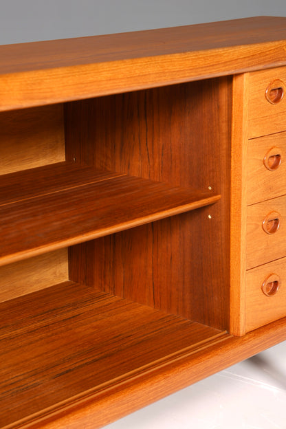 Beeindruckendes Original H.P. Hansen XXL Sideboard Teak Holz TV Kommode Vintage Schrank