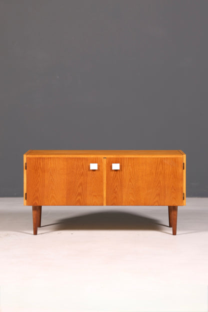 Prachtige originele Hellerau-kommode uit het midden van de twintigste eeuw, model 427, dressoir voor tv, vintage, echt hout
