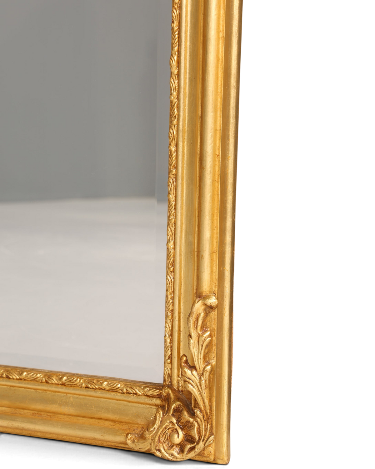 Stilvoller XXL Prunk Barock Stil Standspiegel Antik Stil Gold Ornament Flurspiegel Spiegel