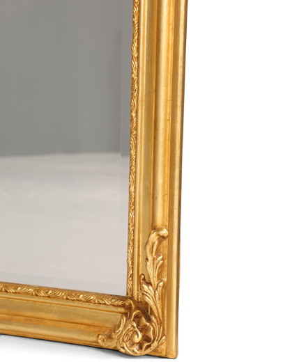Stilvoller XXL Prunk Barock Stil Standspiegel Antik Stil Gold Ornament Flurspiegel Spiegel