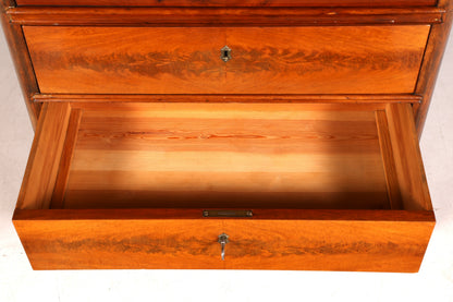 Stilvoller Louis Philippe Sekretär Vertiko Gründerzeit Kommode Chiffoniere Schubladenkommode