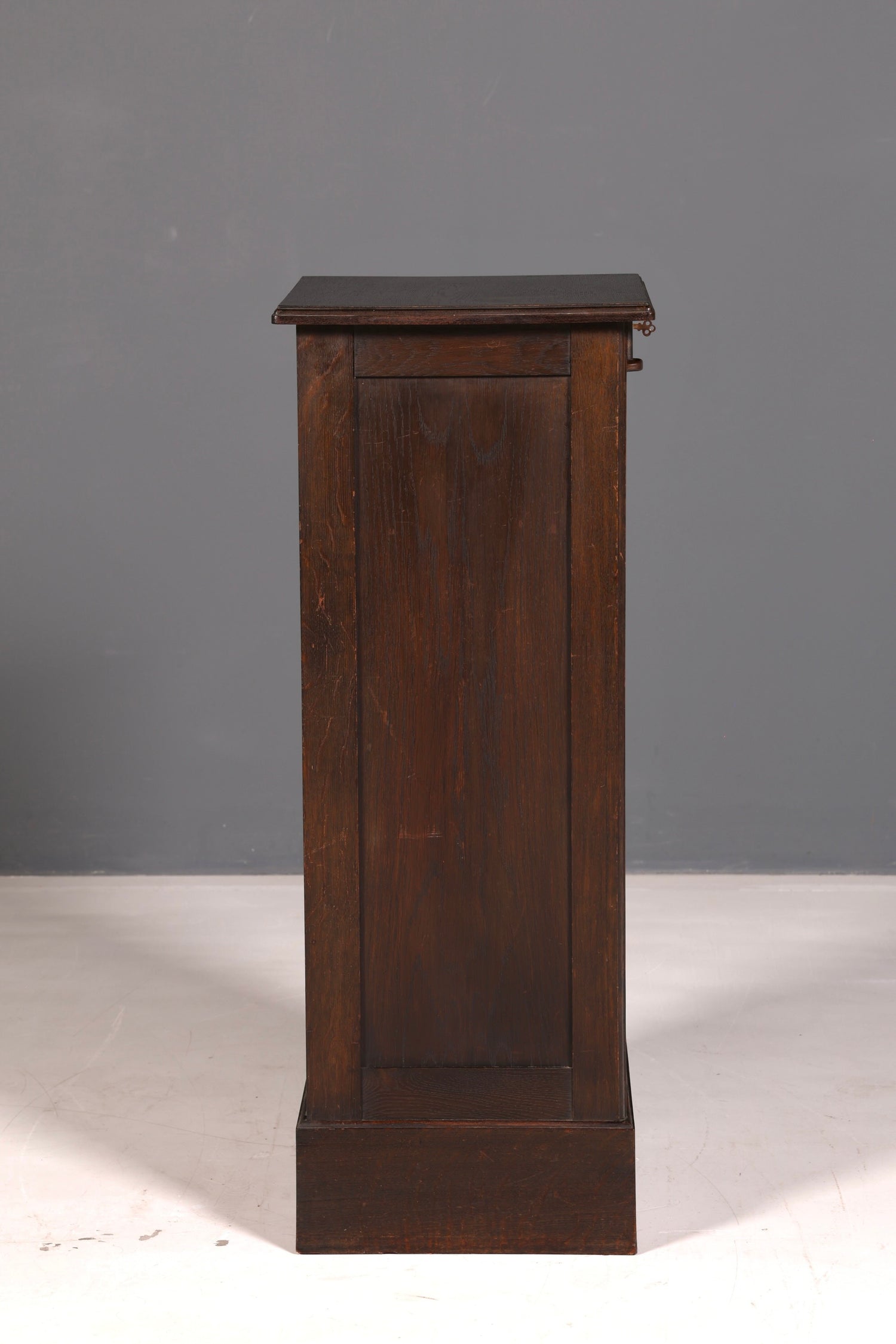 Schlichter Bauhaus Rollladenschrank Jalousieschrank Aktenschrank Art Deco Büroschrank Antik Vintage
