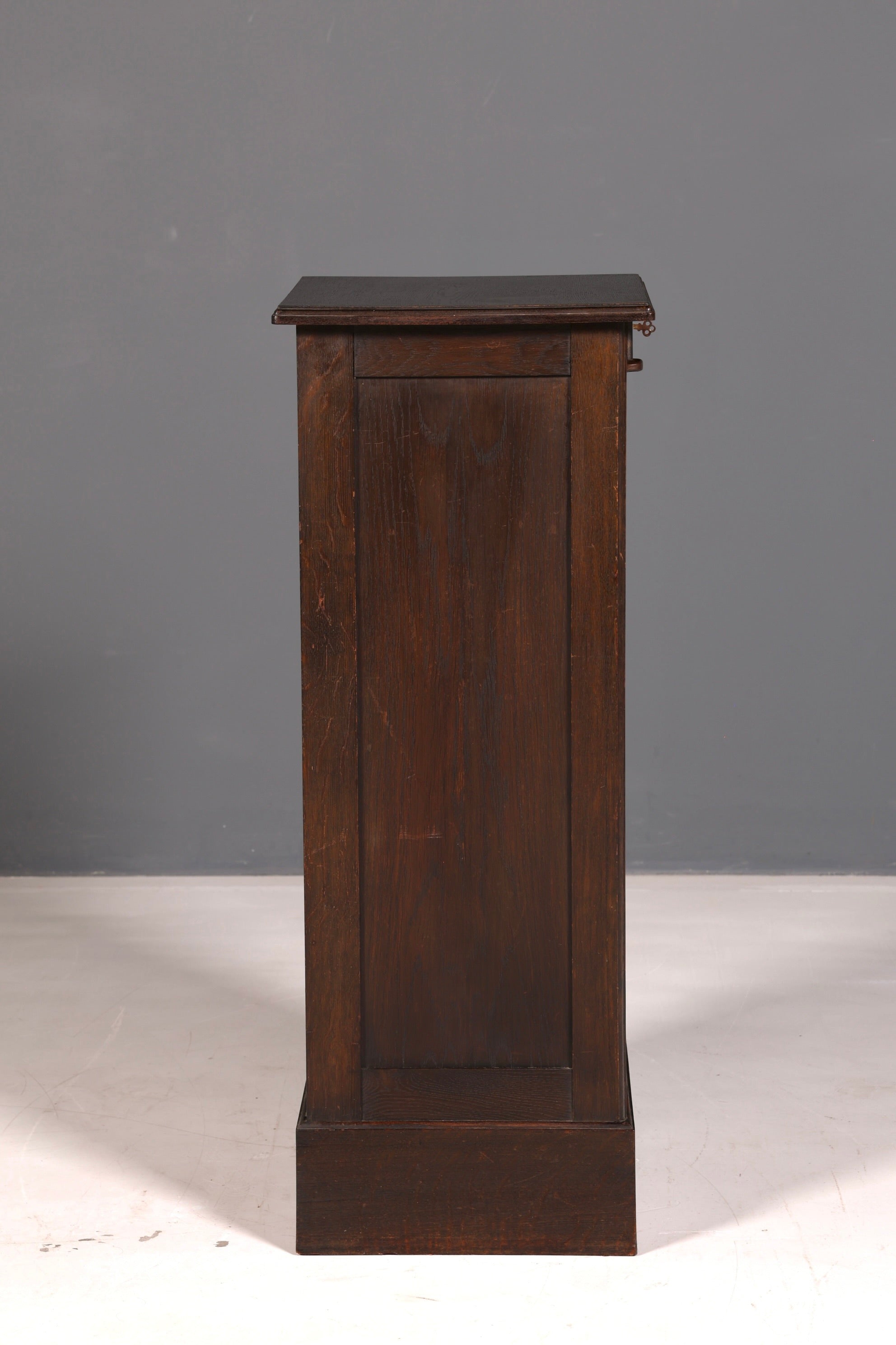 Schlichter Bauhaus Rollladenschrank Jalousieschrank Aktenschrank Art Deco Büroschrank Antik Vintage