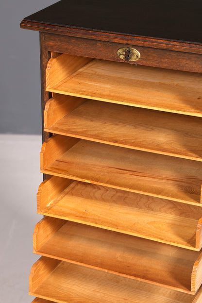 Schlichter Bauhaus Rollladenschrank Jalousieschrank Aktenschrank Art Deco Büroschrank Antik Vintage