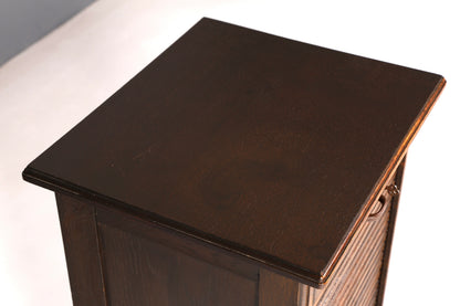 Schlichter Bauhaus Rollladenschrank Jalousieschrank Aktenschrank Art Deco Büroschrank Antik Vintage
