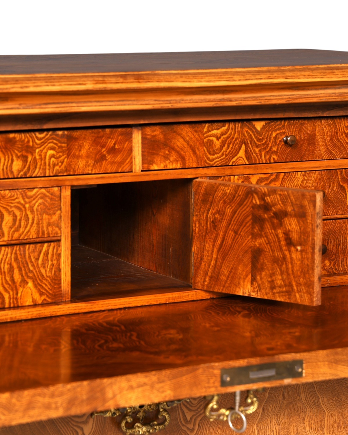 Stilvoller Gründerzeit Sekretär Kommode Jugendstil Schubladenkommode Antik Vertiko