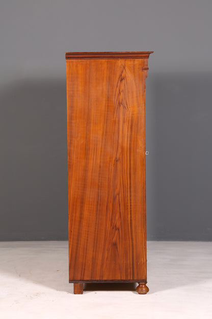 Wunderschöner Jugendstil Schrank Antik um 1880 Eiche Kleiderschrank Dielenschrank Wäscheschrank Massivholz
