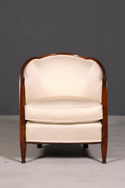 Elegant Art Deco armchair club chair lounge chair occasional chair vintage upholstered armchair 1 of 2