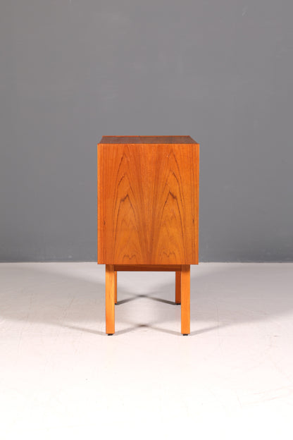 Traumhaftes Mid Century Teak Sideboard Schiebetüren Vintage Kommode Retro 60er