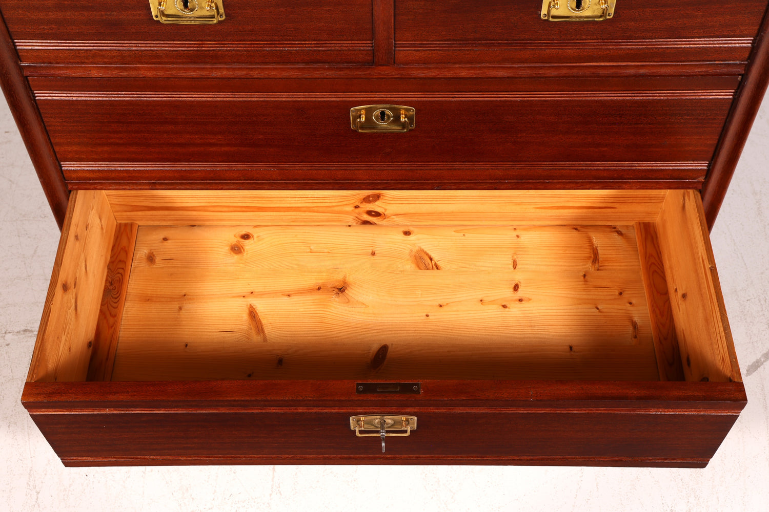 Edle Jugendstil Kommode Antik Massiv Echt Holz Sideboard Vintage Schubladen