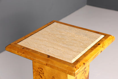 Traumhafte Biedermeier Stil Säule Blumensäule Marmor Blumentisch Ablagetisch