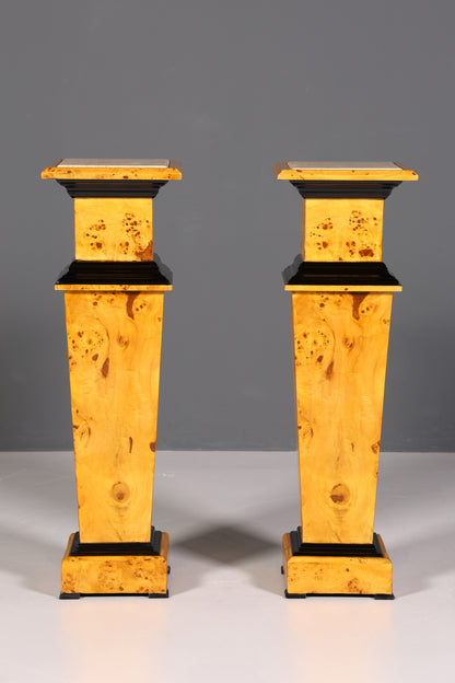 Traumhafte Biedermeier Stil Säule Blumensäule Marmor Blumentisch Ablagetisch