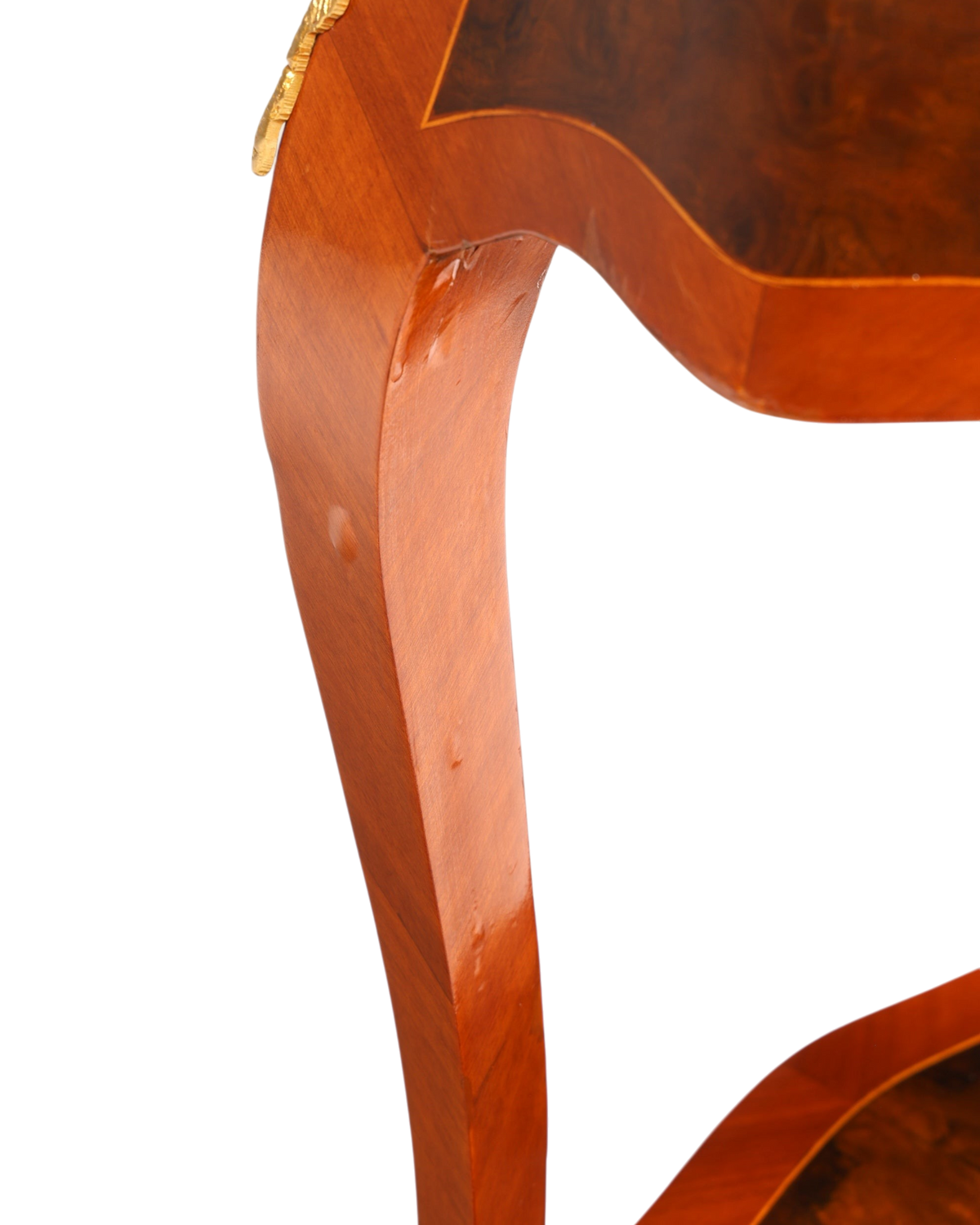 Dreamy Louis XV side table, Baroque style, marble console table, chest of drawers, telephone table