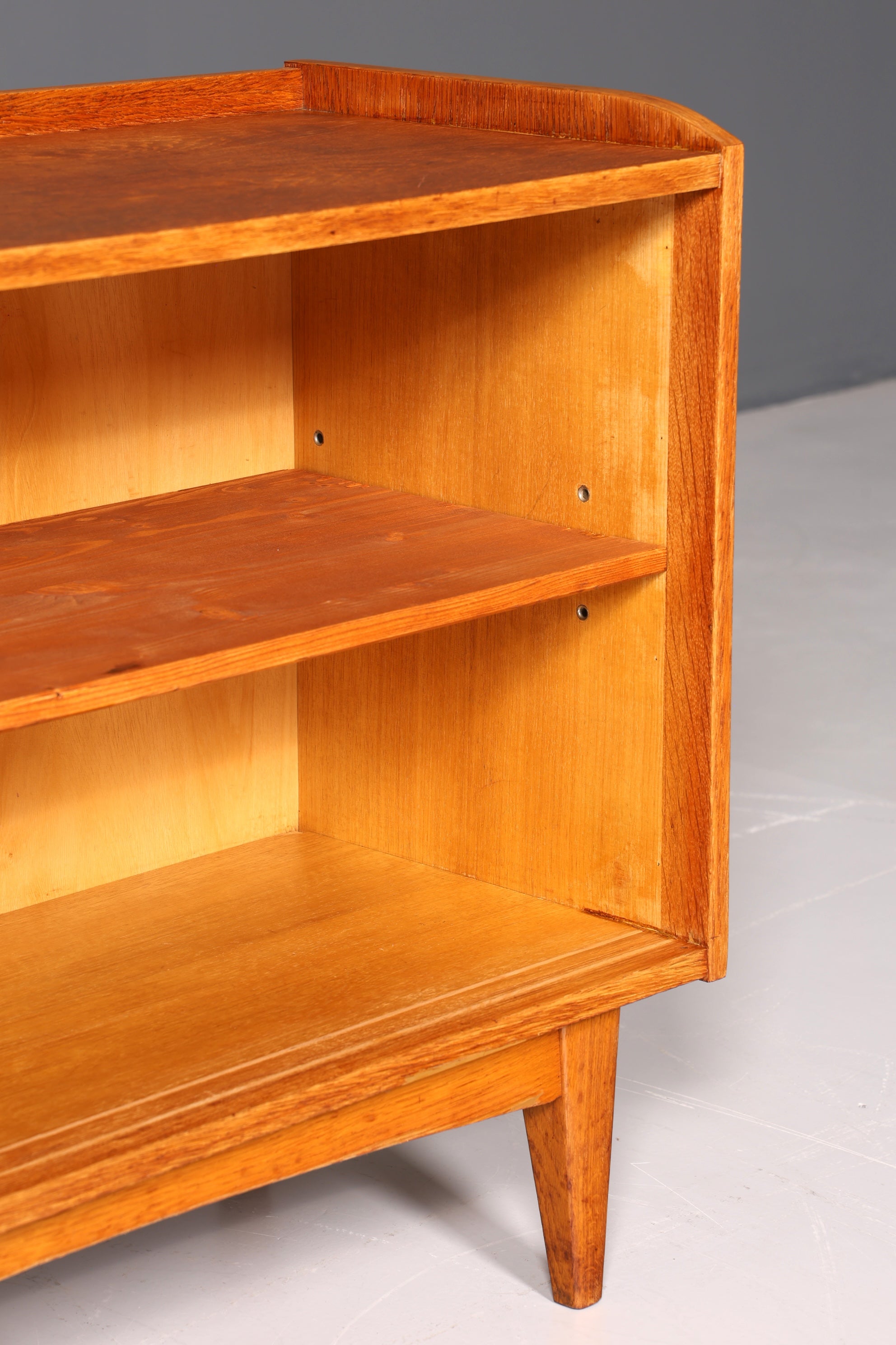 Wunderschönes Mid Century Regal Vintage Bücherregal 60er Jahre Holz Regal Buchablage