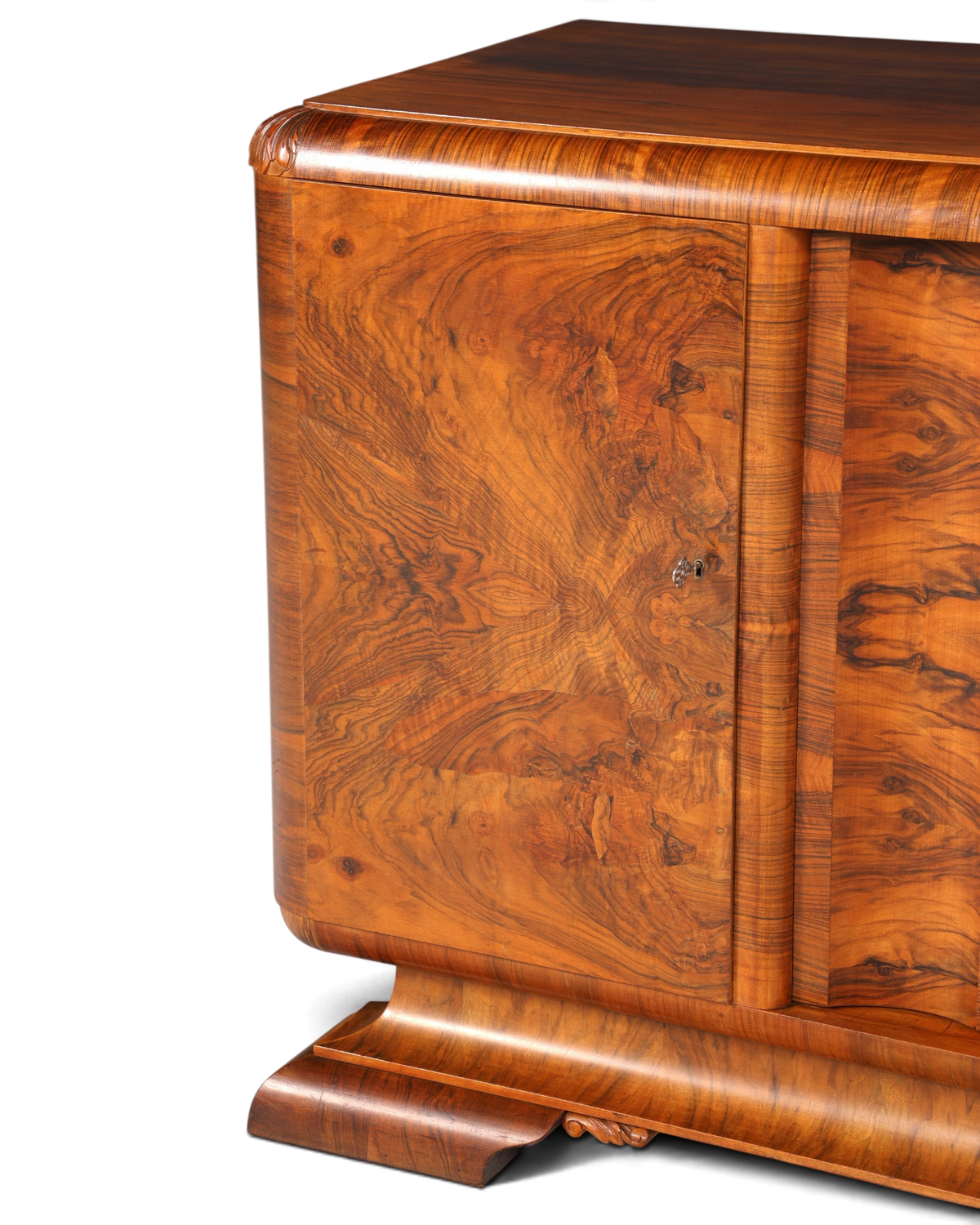Wunderschönes Original Art Deco Sideboard Antik Schrank TV Kommode Buffet um 1930
