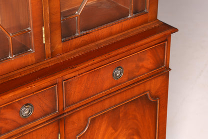 G372 Finish Wunderschöne Englische Vitrine Bibliothek Bücherschrank UK Buffet Schrank 60s Jahre (Kopie)