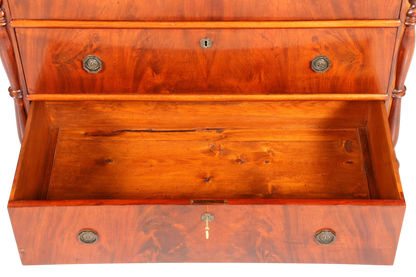 Stilvolle Biedermeier Kommode Louis Philippe Antik Schubladen Kommode Wäschekommode