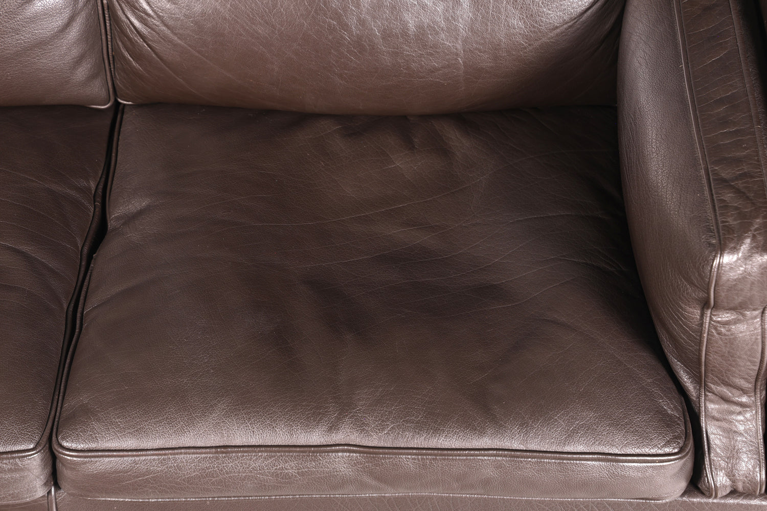 Wunderschönes Designer Børge Mogensen Sofa 2 Sitzer echt Leder Couch Modell 2213 Made in Denmark Canapé