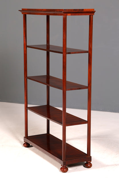 G398 Finish cm Stilvolle Gründerzeit Etagere Louis Philippe Regal um 1900 Bücherregal echt Holz Buchablage Bookshelf (Kopie)